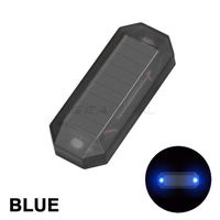 Bleu clair stroboscopique - BLALION-Lampe Solaire LED Iodine pour Voiture, Moto, Véhicule Électrique, Vélo, E