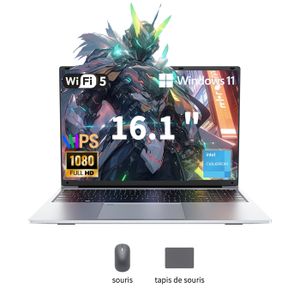 ORDINATEUR PORTABLE PC portable-16.1",Intel Celeron N5105(4C/4T,Jusqu'