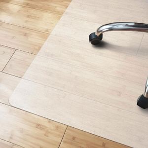 Tapis de protection des sols avec bord biseauté Kleopatra Gris foncé 75