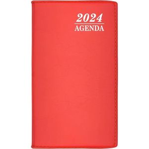 AGENDA - ORGANISEUR Agenda 2024 \U2013 Agenda 2024 Hebdomadaire Format Pocket 10 X 18 Cm \U2013 Couverture Souple Simili Cuir \U2013 Agenda De S[n7101]