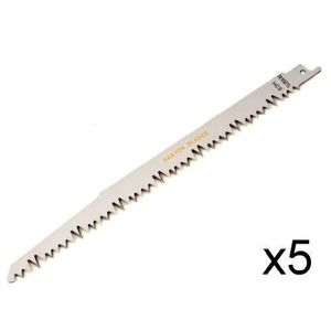 WILPU Sabre Lame de scie-Set Bois 3 pièces 3 Pièce Recipro-Lames de scie Assortiment