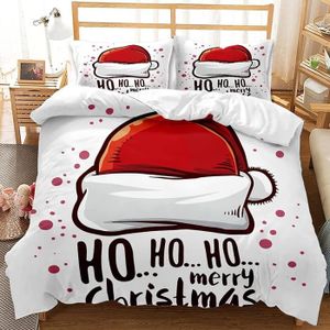 Housse De Couette 140X200Cm Enfant Fenêtre De Noël Parure De Lit 1