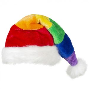 Lot Unisexe Père Noël Chapeau de Noël Santa Taille Adulte Chapeaux Blanc Peluche Repas 