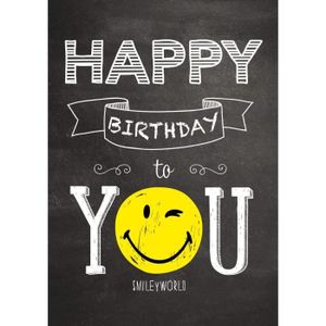Anniversaire Smiley Cdiscount