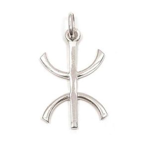 Croix de Camargues Bijoux Femme Homme Mixte Pendentif en Argent 925//000