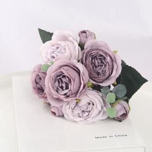 FLEUR ARTIFICIELLE Violet gris - 1 Bouquet de Fleurs Artificielles av