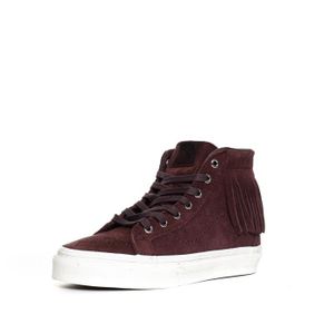 BASKET Basket VANS UY SK8 Hi Moc (Suede) Bordeaux - Enfan