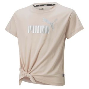 CHAUSSETTES COMPRESSION T-shirt fille Puma ESS+ Logo Knotted G - rose - 8 
