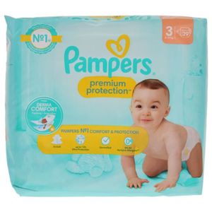 COUCHE Pampers Premium Protection Taille 3 Couches x29 6 kg - 10 kg