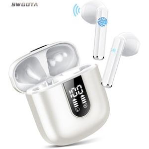 OREILLETTE BLUETOOTH SWGOTA Ecouteurs Bluetooth Sans Fil 5.3, HiFi Stér