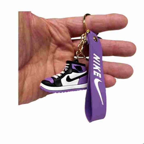 Porte-clés Mini Baskets Basketball - Lot De 6 - Alliage Et Caoutchouc - Idéal Cadeau Fans De Sport - 12