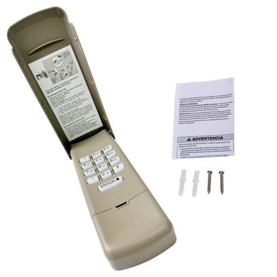 Bgsha Clavier De Porte De Garage Universel Sans Fil Compatible Liftmaster