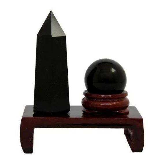 Pendentif En Obsidienne Noire 30 Mm – Pierre De Protection Et D'équilibre énergétique