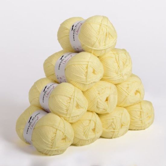 Laines Cheval Blanc - UTTACRYL fil à tricoter 100% acrylique 50g - Pelote pour tricot et crochet - Beaux-Arts et Loisirs créatifs Laines Cheval Blanc - UTTACRYL fil à tricoter 100% acrylique 50g - Pelote pour tricot et crochet - Beaux-Arts et Loisirs créatifs