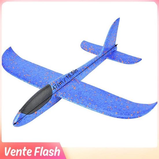 SHINEOFI Avion Planeur en Mousse De 99 Cm, Grand ModèLe à Lancer, 2 Modes De Vol, IdéAl pour Les Enfants, Parfait pour Jouer en ExtéRieur Ou comme Cadeau d'anniversaire