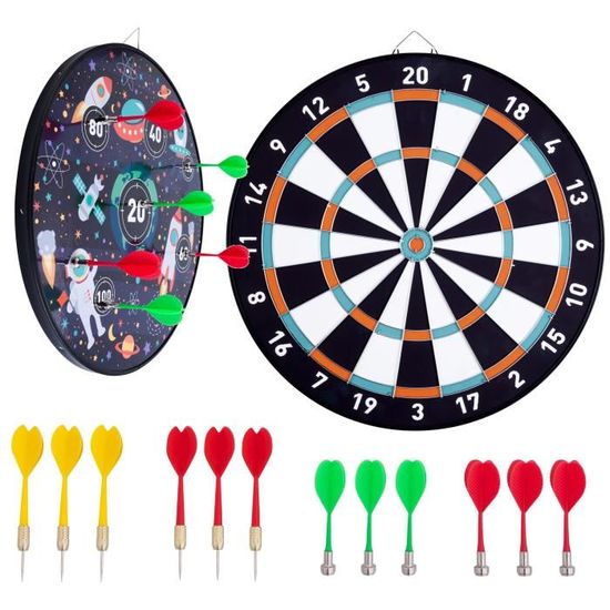 Set De Fléchettes Magnétique Bulls – Jeu D'armoire Avec Papier Et Aimants
