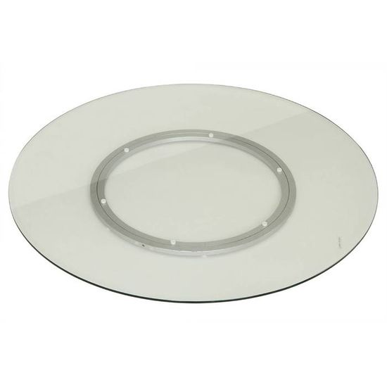 Plateau rond en verre for micro-ondes compatible avec tous les micro Plateau rond en verre for micro-ondes compatible avec tous les micro