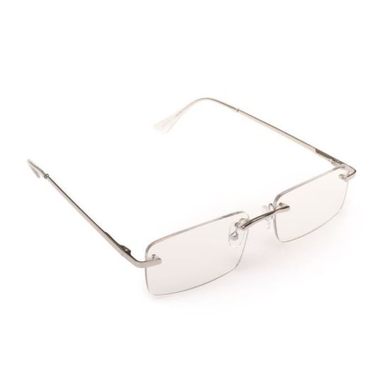 Lunette rectangulaire transparente on sale