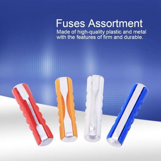 Fusible Torpille Assortiment De Fusibles En Céramique Torpedo 100pcs Kit De Fusibles De Voiture Automatique Outillage Fusible - Auto