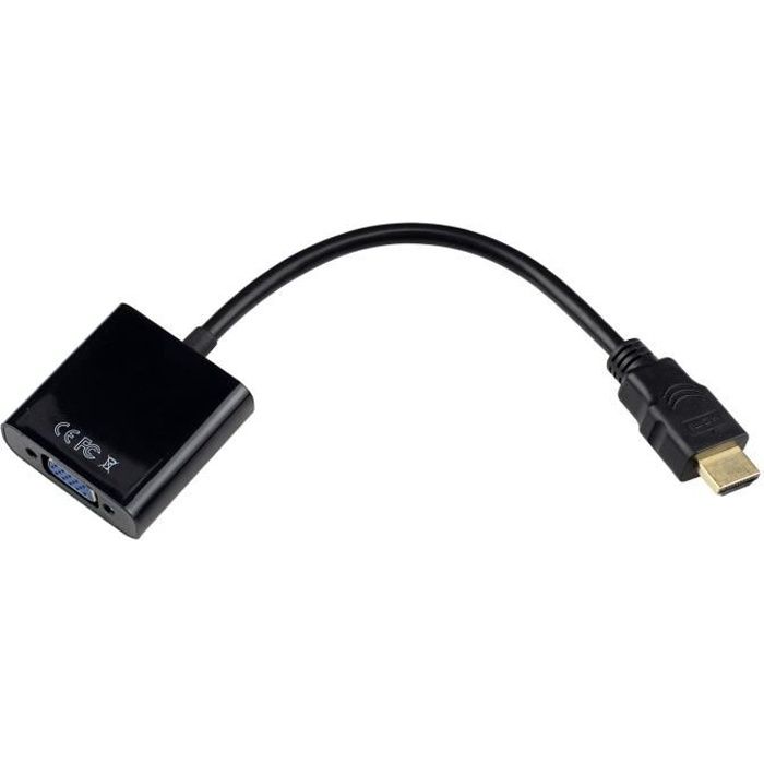 Tera Câble Adaptateur 1080P HDMI mâle vers VGA fem