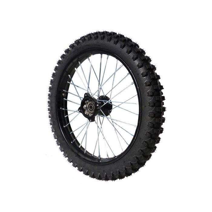 Roue avant 17- - Axe 15mm - Acier - Dirt Bike