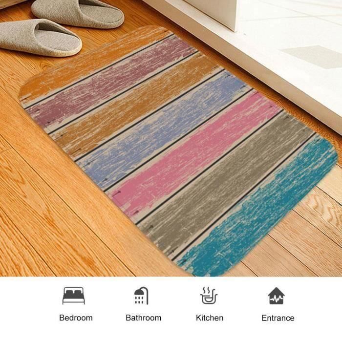 Tapis de sol antidérapants chaises de bureau coloré50 x 80 cm-LAT