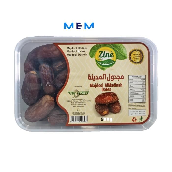 Dattes Medjoul d'Arabie Saoudite 500 gr