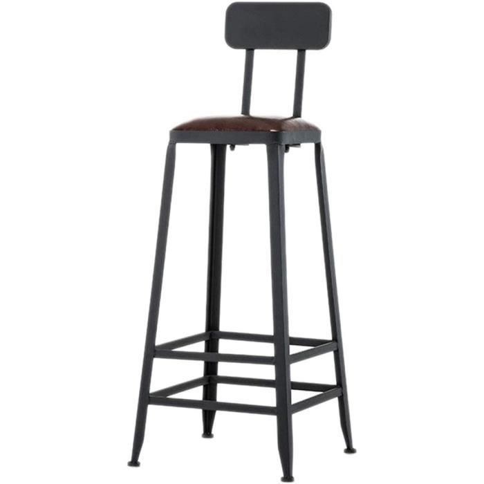 TABOURET DE BAR Gratuit Chaise de bar chaise haute en fer forgé tabouret de bar arrière en bois massif table et cha536