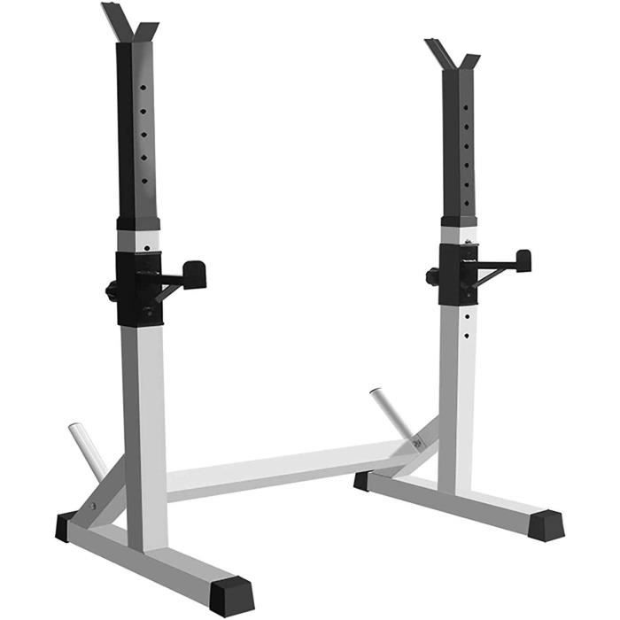 BANC DE MUSCULATION Squat Rack Haltérophilie Support Cage de Squat Multifonctionnel Rack Musculation,Professionnel Banc211