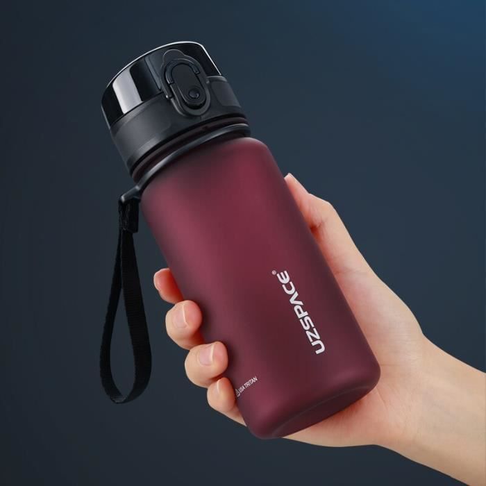 Gourde - Bouteille isotherme,Bouteille d'eau de Sport 350ML sans BPA pour enfants,joli Shaker,Portable - Type Deep Red - 350ml