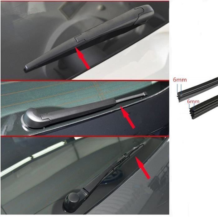 Balais d'essuie-glaces,Essuie glaces arrière pour toyota rav4, infiniti qx70 NISSAN VERSA, Peugeot - Type Rear wiper rubber - 30 -