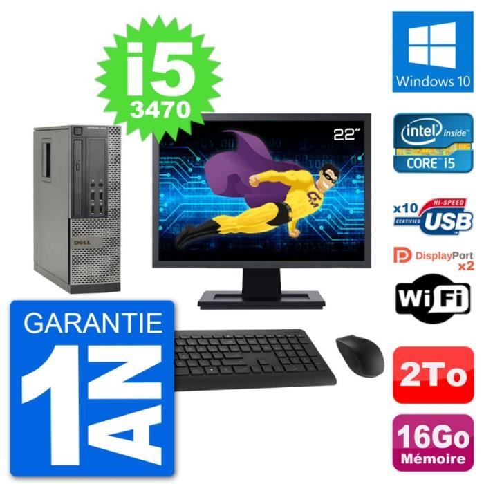 PC Dell 7010 SFF Ecran 22