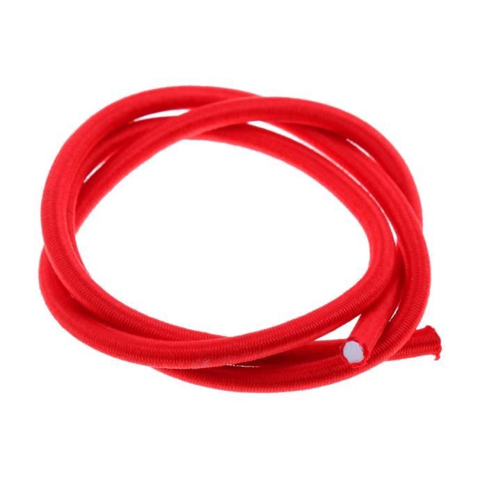6 mm Élastique Corde De Choc Sandow Tendeur Bungee Résistance aux UV Attache Support De Toit / Tapis de Sol / Remorques / 1m