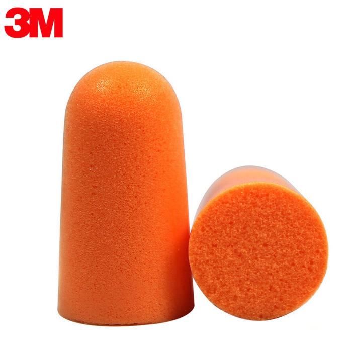 3M 1100 Bouchons d'oreille en mousse Bouchons d'oreille non cordés 29 dB Indice de réduction de bruit 10 paires Emballage ind-9