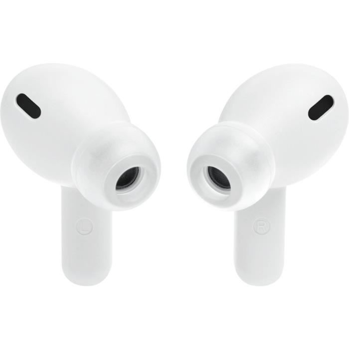 JBL Wave 200 Blanc - Ecouteurs sans fil, Son JBL Deep Bass, 20h d'autonomie, Appels mains libres, Technologie Dual Connect