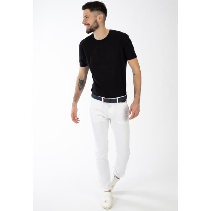 Pantalon ville Plageo pour homme - Blanc - Geographical Norway