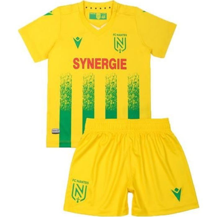 Maillot et short Macron Enfant domicile FC Nantes Officiel Football