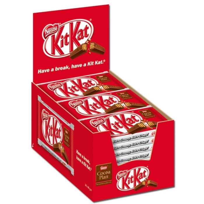 Nestlé KitKat, bars, chocolat, 24 barres