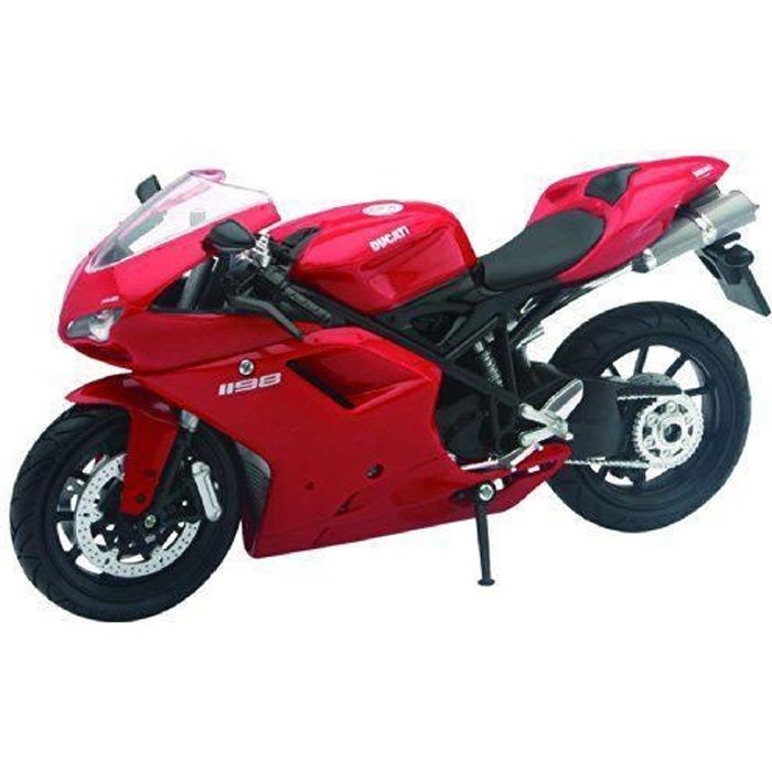 New Ray 57143 - Miniatures - - Véhicule Miniature - Modèles À L`échelle - Moto Ducati 1198 - Echelle 1/12