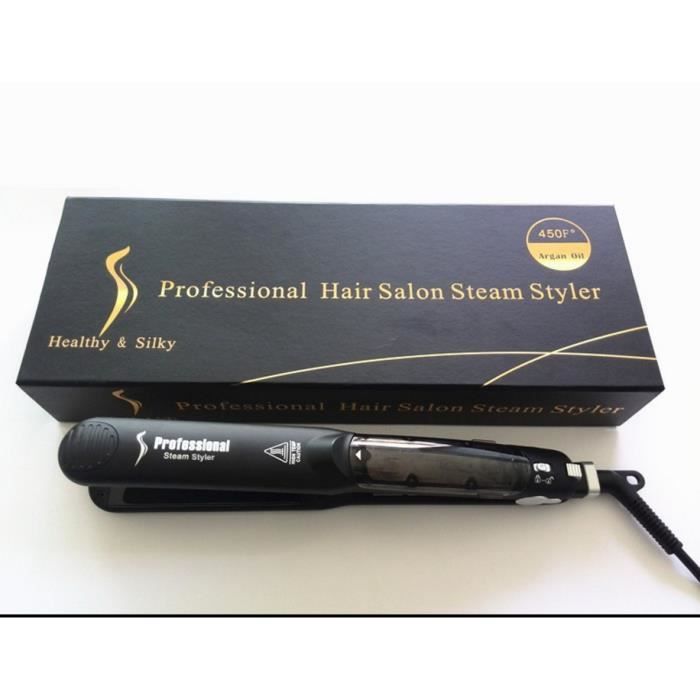 Personnalisés de cheveux lisseur cheveux fer plat professionnel Steampod cheveux lisseur vapeur