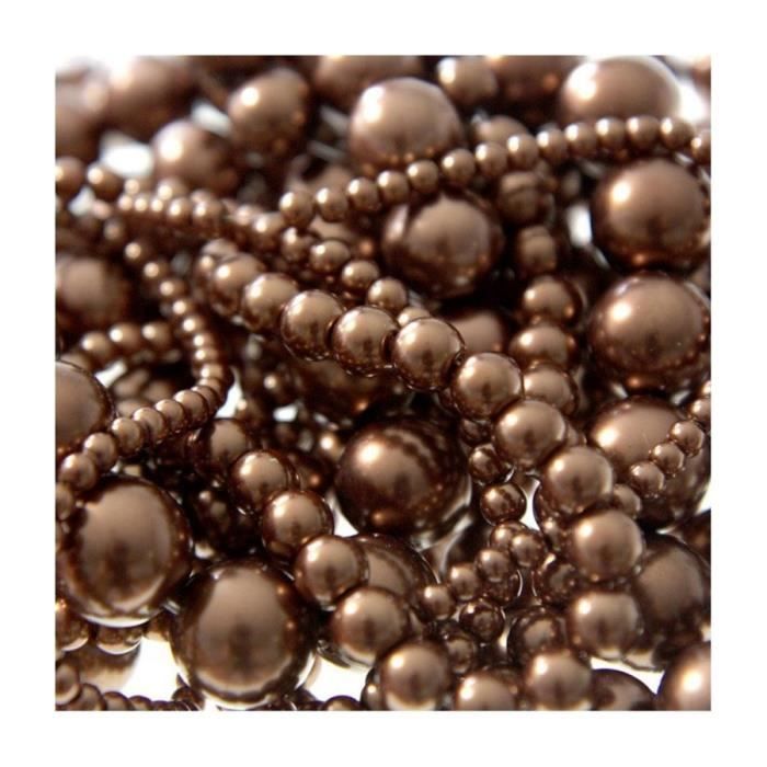 Perles nacrées 12 mm en verre de bohême couleurs vives lot de 10 Bronze