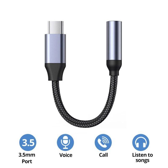Câble Adaptateur 3,5 Mm Vers USB Pour Autoradio - 20 Cm, Neuf, Garantie 2 Ans