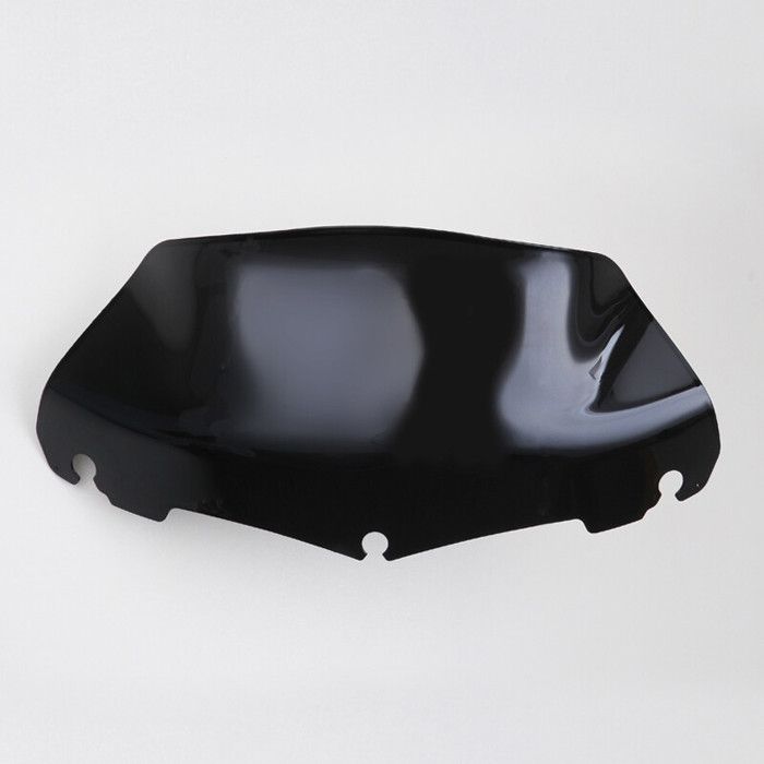 FINMOKAL Pare-brise avant de moto gris de 25,4 cm pour Harley