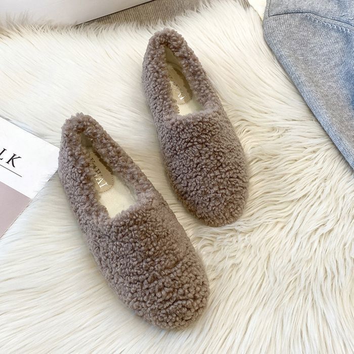 Mocassins Hiver Chauds et Confortables avec Semelle Épaisse