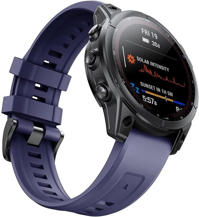 Bracelet Silicone Pour Garmin Forerunner 955 Descent G1 - 22 Mm - Sans Marque