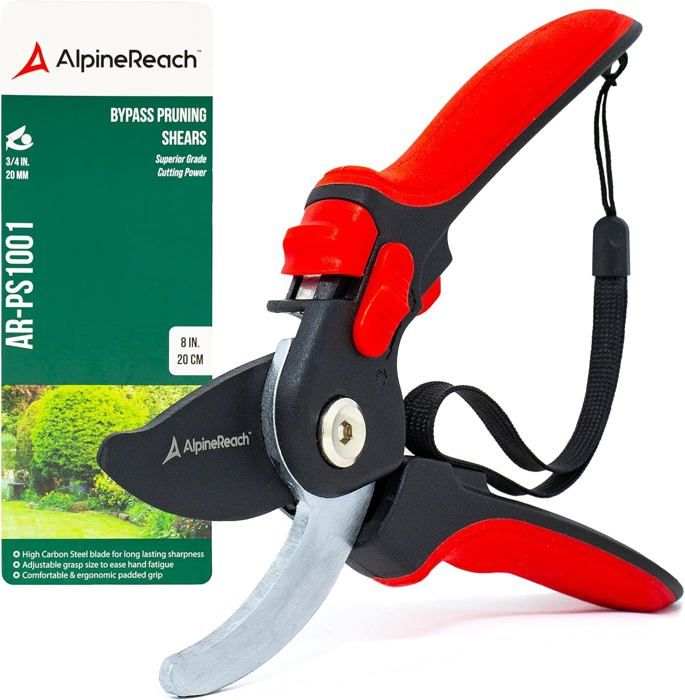 Cisaille à Gazon Bulldog - Lame Acier Carbone 20,3 Cm, Manche Aluminium 96,5 Cm
