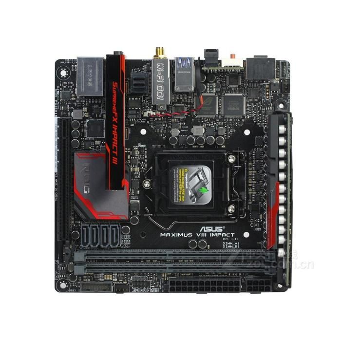 Carte mère ASUS MAXIMUS VIII IMPACT Intel Z170 LGA 1151 2xDDR4 32GB Mini-ITX - Asus