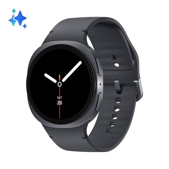 Samsung Galaxy Watch8 Smartwatch 40mm Grigio Scuro Bluetooth GPS Wear OS