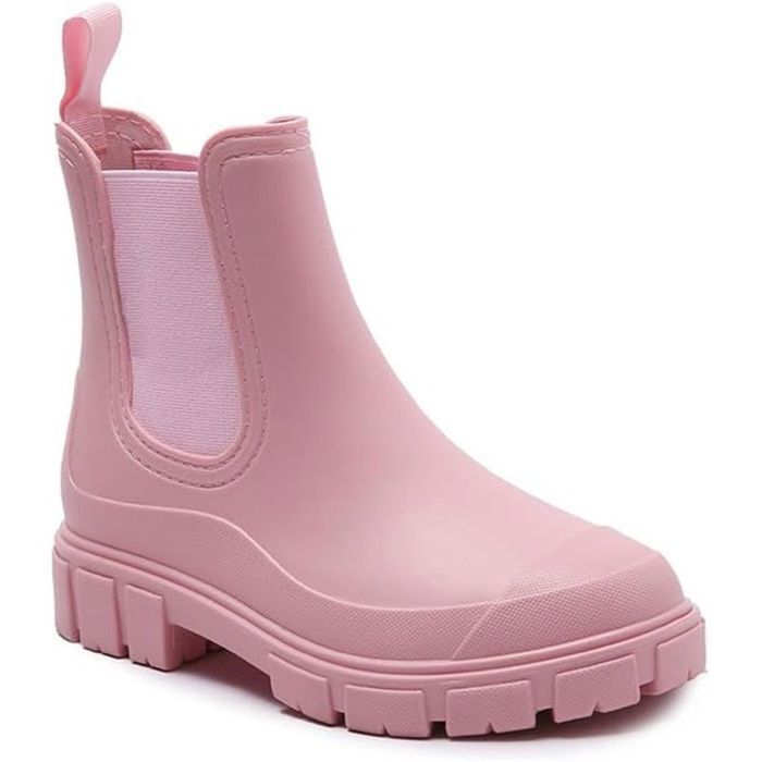 Harssidanzar Femmes Bottines Chelsea Bottes de jardin étanches Chaussures antidérapantes Bottes de pluie courtes pour le travail en Harssidanzar Femmes Bottines Chelsea Bottes de jardin étanches Chaussures antidérapantes Bottes de pluie courtes pour le travail en