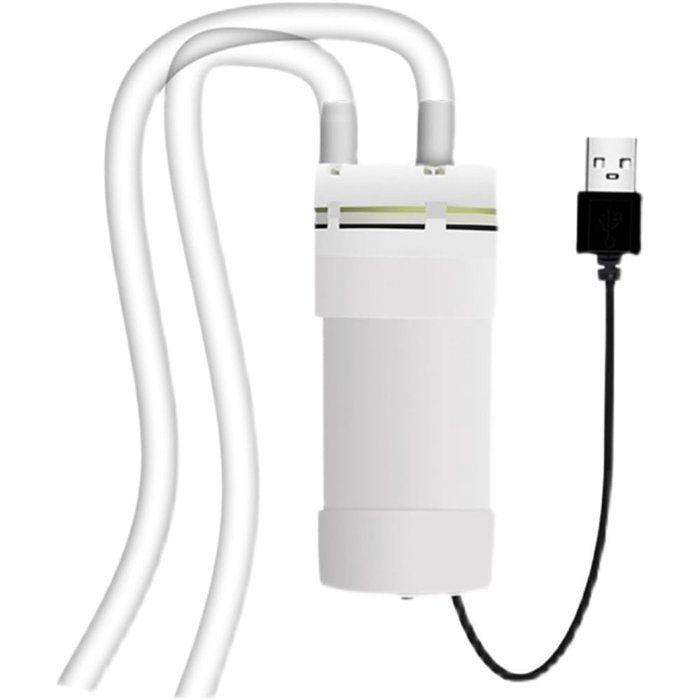 Pompe à Eau USB 5V 4L/min Auto-amorçante pour Aquarium Jardin 1m Tuyau